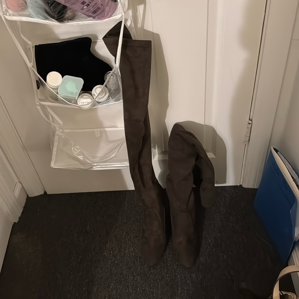 Brown Suede Aldo Thigh High Boots